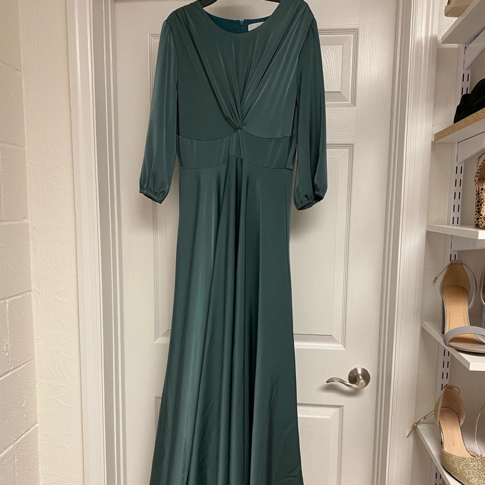 Emerald essence dainty jewells dress
